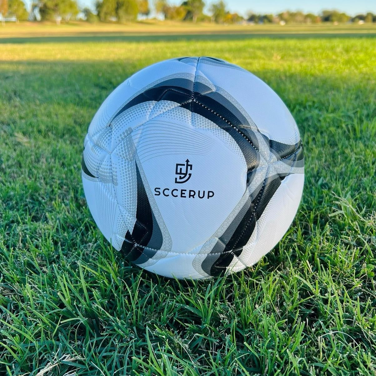 SccerUp Soccer Ball with Pump, Bag & Net (3-4 Day USA Shipping)