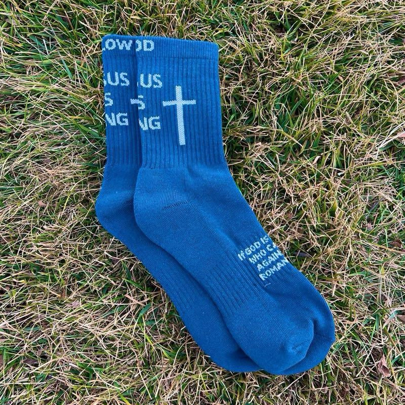 Christian Cross Socks (3-4 Day USA Shipping)