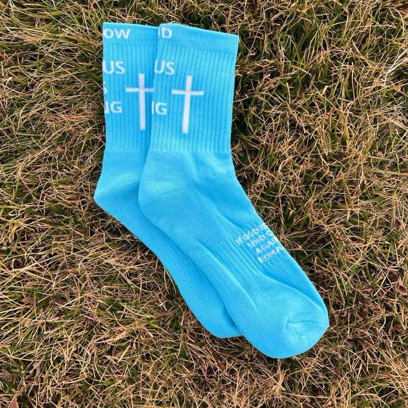 Christian Cross Socks (3-4 Day USA Shipping)