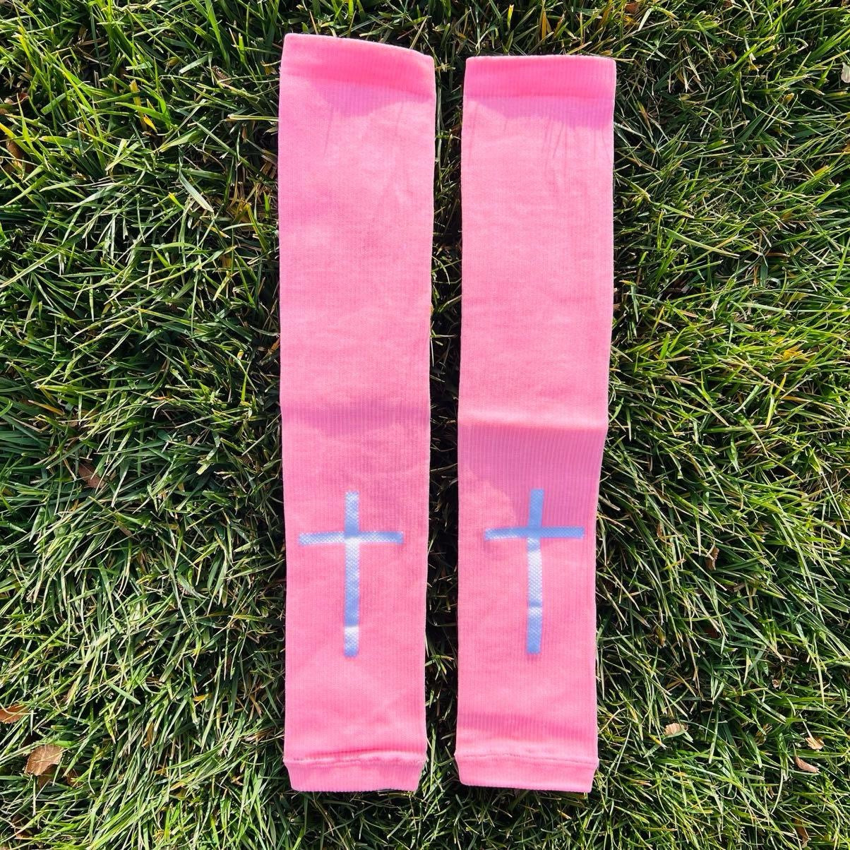 Cross Soccer Sleeves (3-4 Day USA Shipping) Pre-Cut Socks