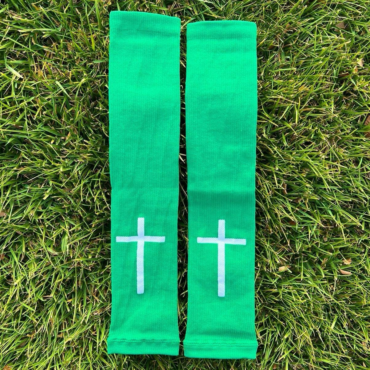 Cross Soccer Sleeves (3-4 Day USA Shipping) Pre-Cut Socks