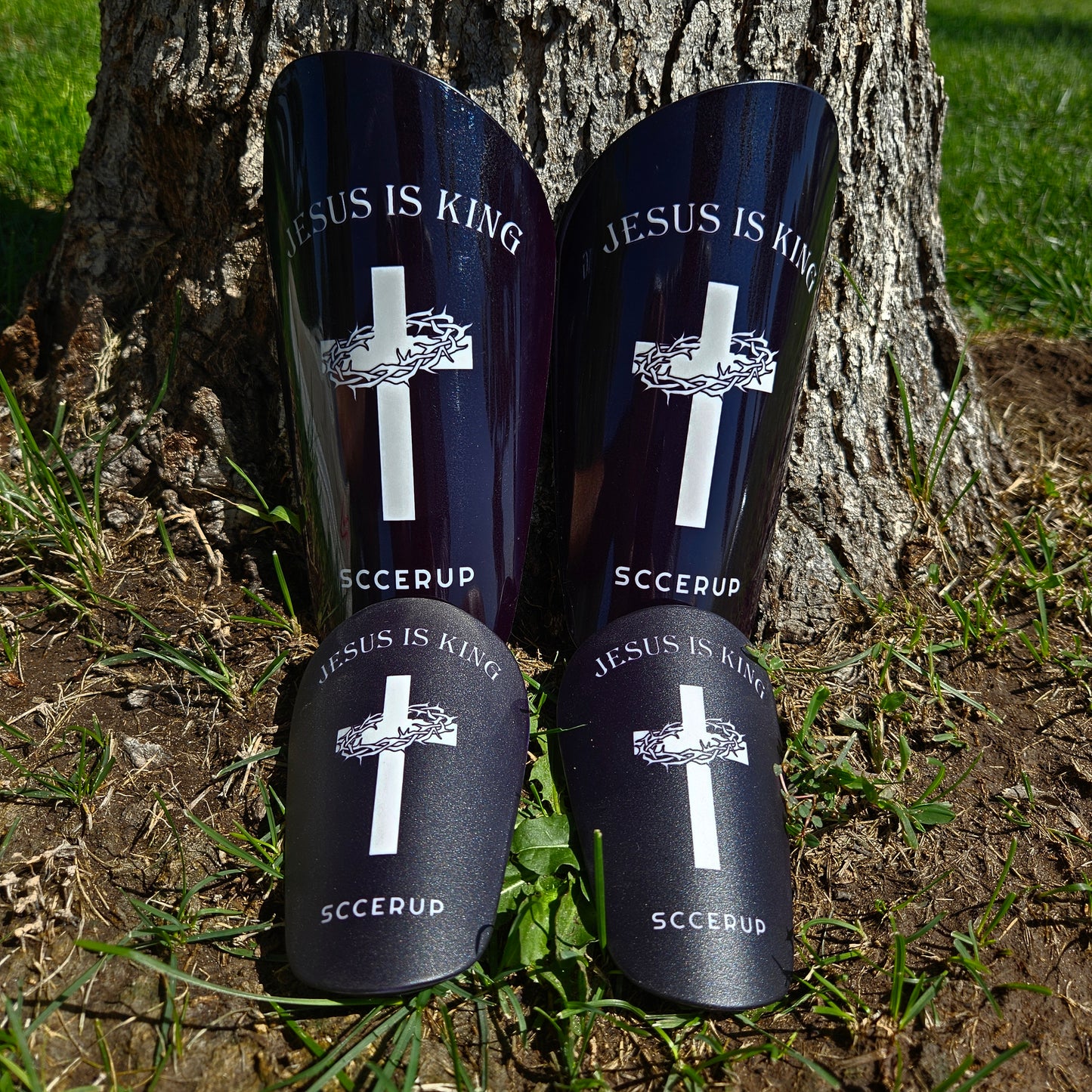 Cross Shin Guards