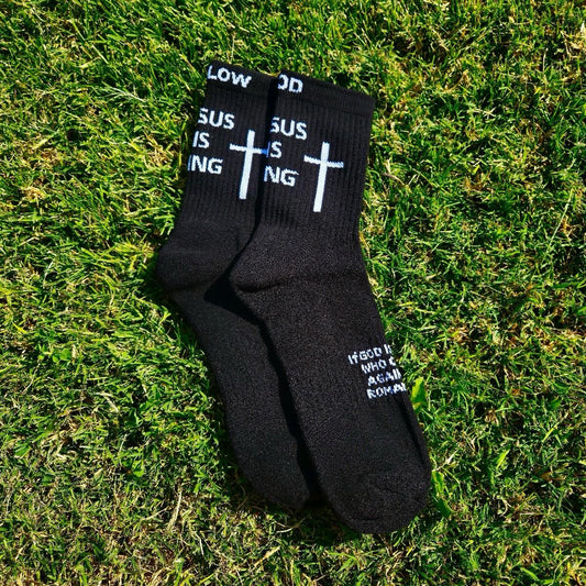 Christian Cross Socks (3-4 Day USA Shipping)