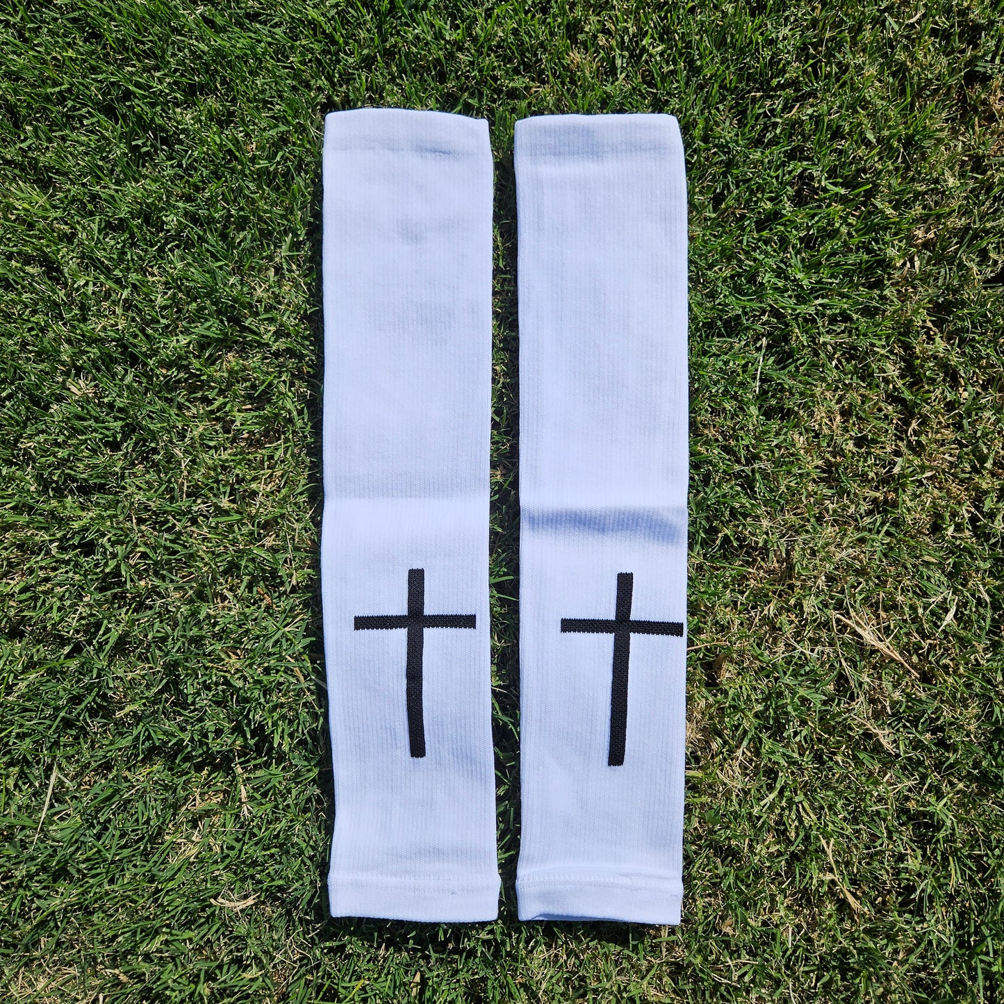 Cross Soccer Sleeves (3-4 Day USA Shipping) Pre-Cut Socks